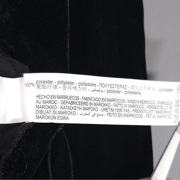 NWOT ZARA Women’s Velvet Wide Leg Flare Straight Trousers Pants 7990/947/800 XS - Picture 14 of 15